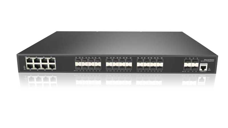 36-port 10G Uplink Managed Ethernet Fiber Switch
